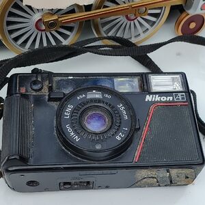 Nikon AF 35mm Camera - Black and Red